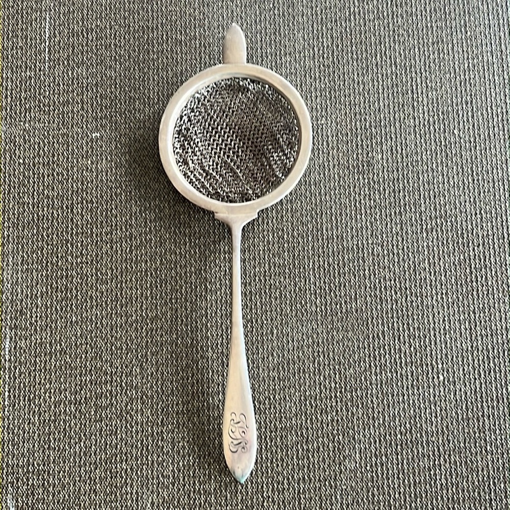 Sterling Silver Mesh Tea Strainer